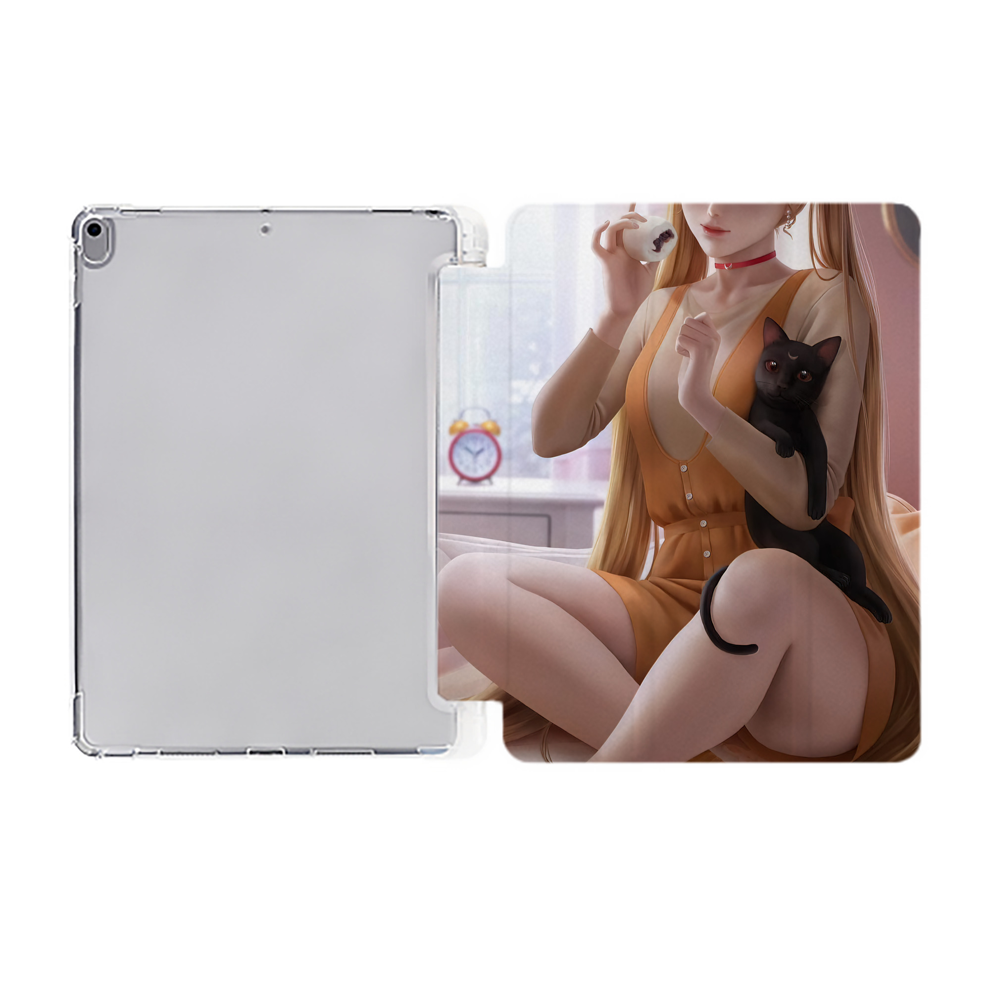 （画像用） 美少女戦士セーラームーン Sailor Moon IPad ケース ペン収納付き 三つ折りスタンド PUレザー×シリコン 対応機種9.5/10.5/10.9インチ
